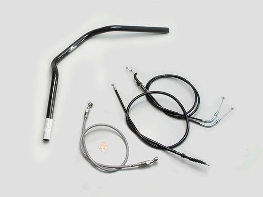 POLICE 2型 ハンドルセット ブラック Z250(13-14 ABS無し車)