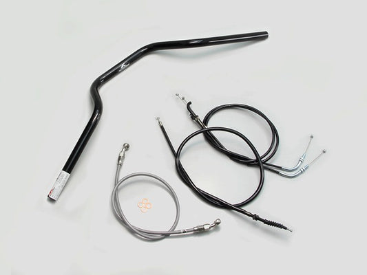 ヨーロピアン3型 ハンドルセット ブラック Z250(13-14 ABS無し車)