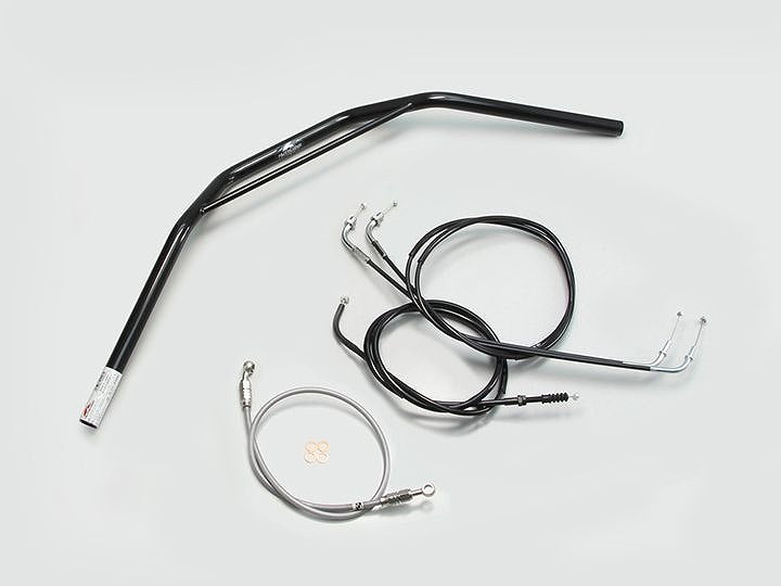 トラッカーHIGH ブリッジ付 ハンドルセット ブラック エストレヤRS'95-06