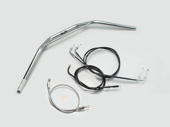 トラッカーHIGH ブリッジ付 ハンドルセット クロームメッキ エストレヤRS'95-06