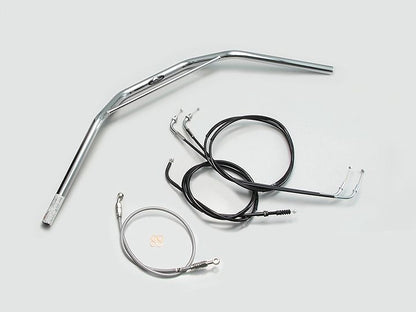 トラッカーHIGH ブリッジ付 ハンドルセット クロームメッキ エストレヤRS'95-06