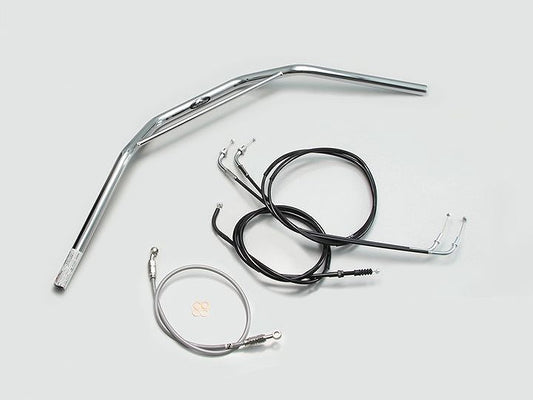 トラッカーHIGH ブリッジ付 ハンドルセット クロームメッキ エストレヤRS'95-06