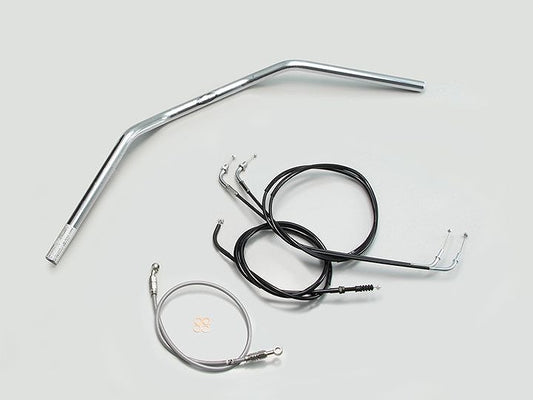 Tracker LOW Handlebar Set Chromed Estrella RS '95-06