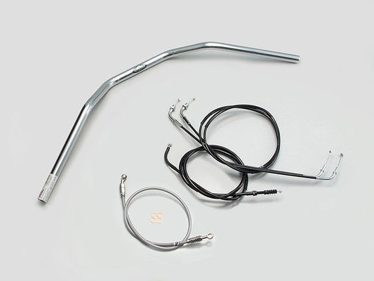Tracker HIGH Handlebar Set Chrome Plated Estrella RS '95-06