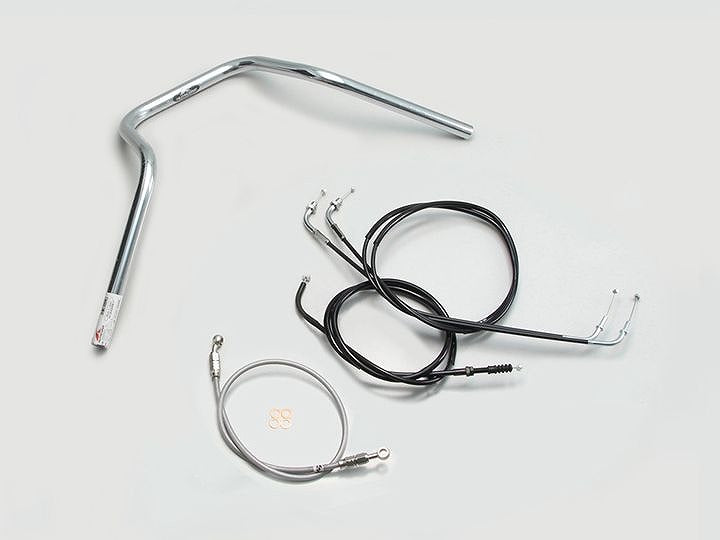 ナロー4型 ハンドルセット クロームメッキ エストレヤRS'95-06