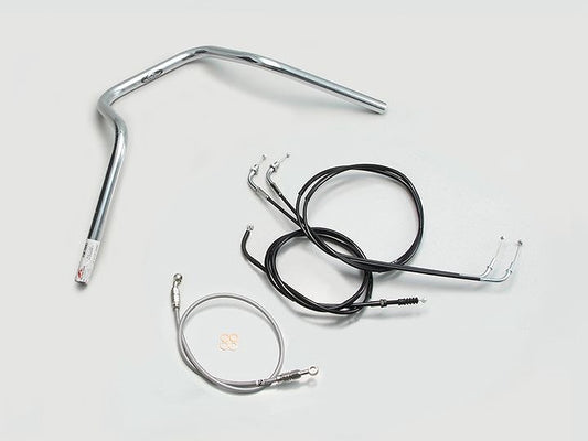 ナロー4型 ハンドルセット クロームメッキ エストレヤRS'95-06