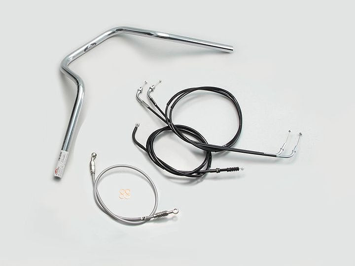 ナロー5型 ハンドルセット クロームメッキ エストレヤRS'95-06