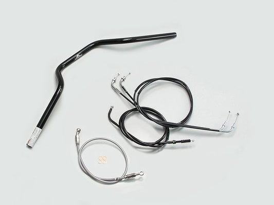 ヨーロピアン3型 ハンドルセット ブラック エストレヤRS'95-06