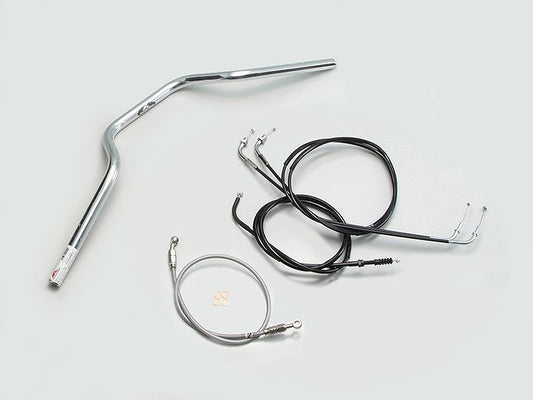 European 3 Type Handlebar Set, Chrome Plated, Estrellla RS '95-'06