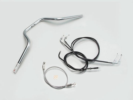 European 4-Type Handlebar Set, Chrome Plated, Estrellla RS '95-'06