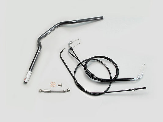 European 1-Type Handlebar Set, Black, W800