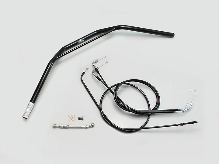 トラッカーHIGH ブリッジ付 ハンドルセット ブラック 黒 W800