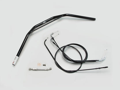 トラッカーHIGH ブリッジ付 ハンドルセット ブラック 黒 W800