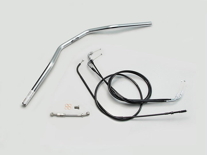 Tracker Special Handlebar Set, Chrome Plated, W800