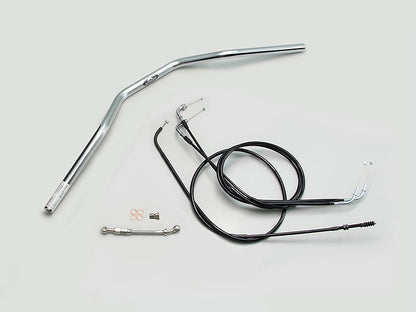 Tracker Special Handlebar Set, Chrome Plated, W800