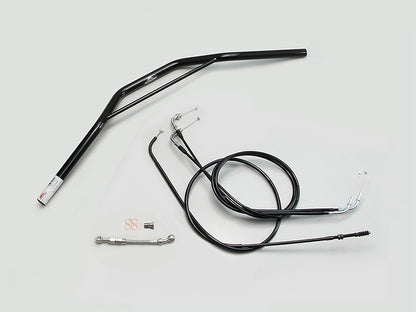 トラッカースペシャル ブリッジ付 ハンドルセット ブラック 黒 W800