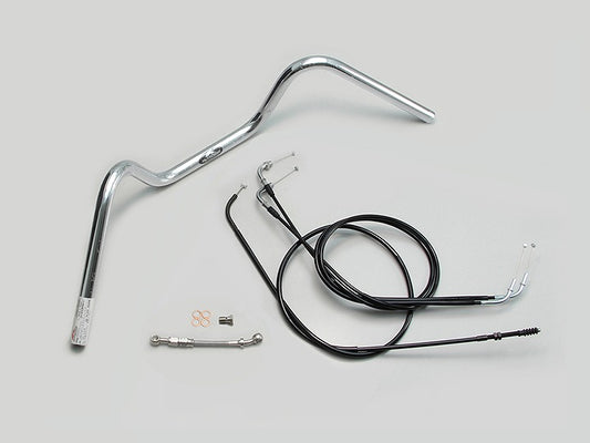 140 Forward Up Handlebar Set - Chrome Plated W800