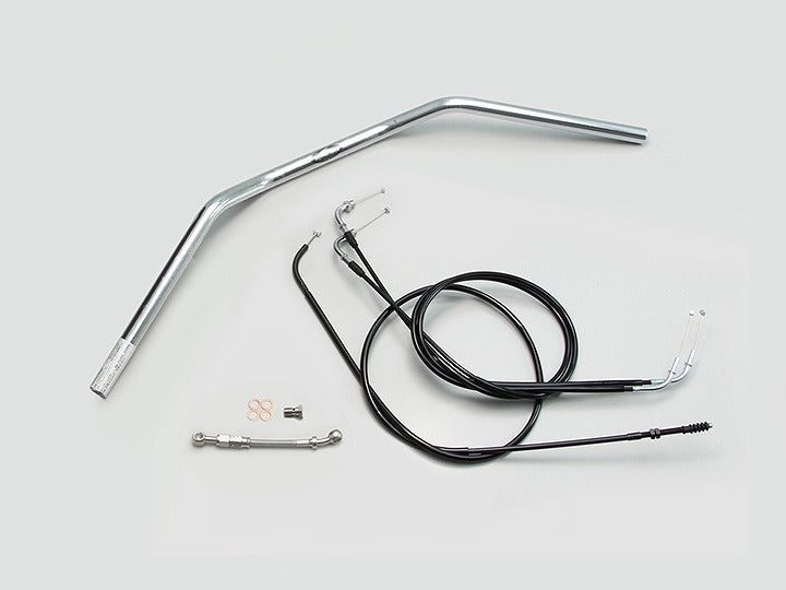 トラッカーLOW ハンドルセット クロームメッキ W800