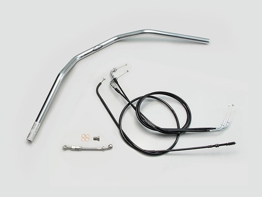 Tracker HIGH Handlebar Set Chrome Plated W800