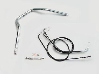 ナロー 4型 ハンドルセット クロームメッキ W800