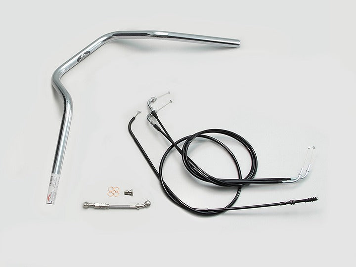 POLICE 4型 ハンドルセット クロームメッキ W800