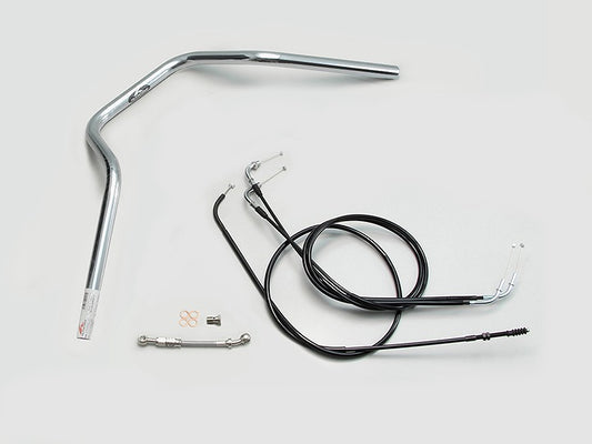 POLICE 4-type Handlebar Set Chrome Plated W800
