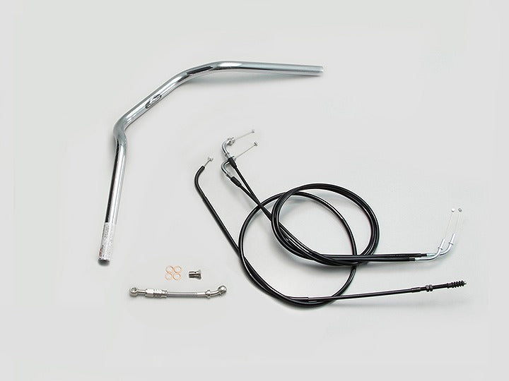 POLICE 2型 ハンドルセット クロームメッキ W800