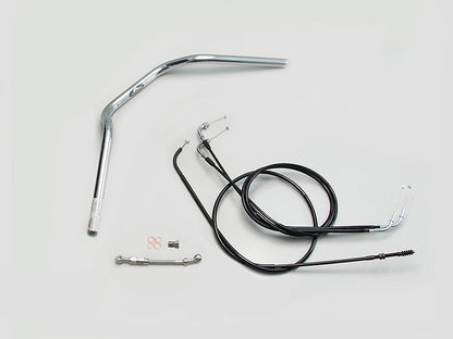 POLICE 2型 ハンドルセット クロームメッキ W800