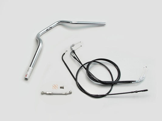 Quarter Type 3 Handlebar Set, Chrome Plated, W800