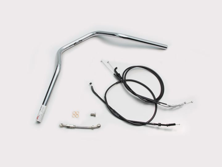 POLICE 4型 ハンドルセット クロームメッキ Z650RS