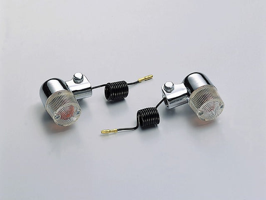 ミニウインカー クリアレンズ 2ヶ入 取付ボルト別途必要(HA5220又はHA5221) 汎用 12V15W シングル球