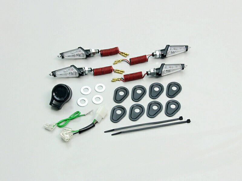 LEDダガーウインカーキット ブラック クリアレンズ YZF-R25.YZF-R3 等