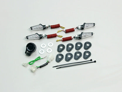 LEDダガーウインカーキット ブラック クリアレンズ YZF-R25.YZF-R3 等