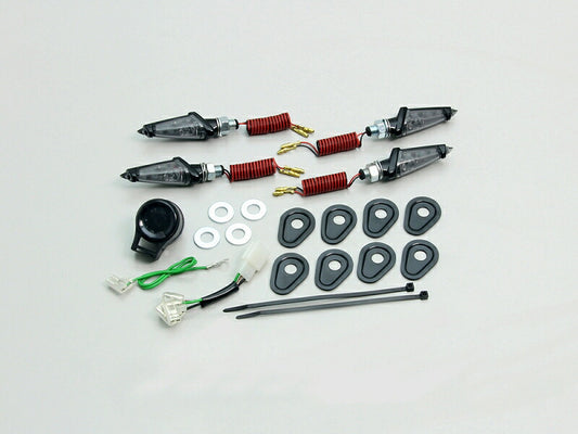 LEDダガーウインカーキット ブラック スモークレンズ YZF-R25.YZF-R3 等