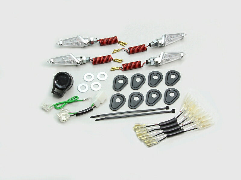 LEDダガーウインカーキット メッキ クリアレンズ MT-09