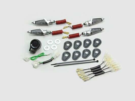 LEDダガーウインカーキット メッキ スモークレンズ MT-09