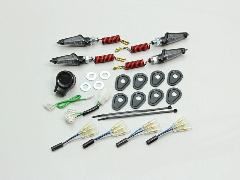 LEDダガーウインカーキット ブラック スモークレンズ MT-09TRACER.MT-07