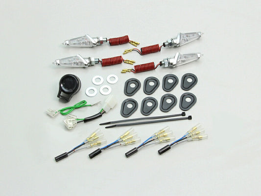 LEDダガーウインカーキット メッキ クリアレンズ MT-09TRACER.MT-07