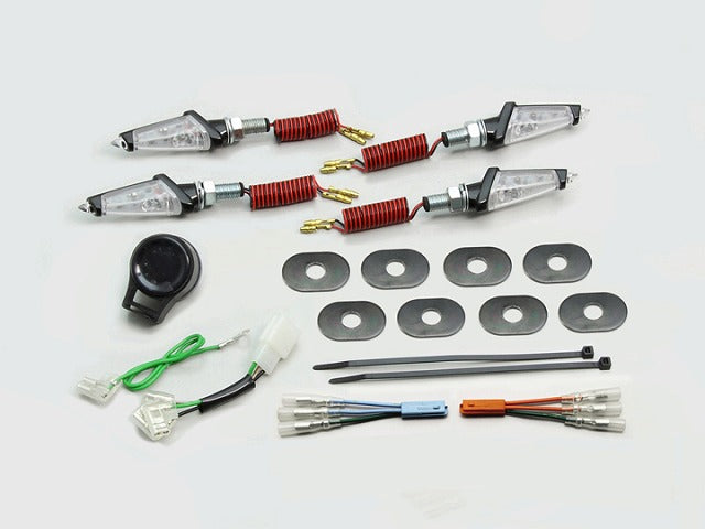 LEDダガーウインカーキット ブラック クリアレンズ GROM グロム (16- JC61-1300001-/JC75)