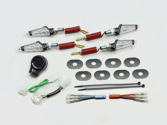 LEDダガーウインカーキット ブラック クリアレンズ GROM グロム (16- JC61-1300001-/JC75)