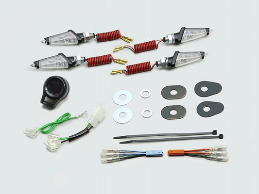 LEDダガーウインカーキット ブラック クリアレンズ GROM グロム (13-15 JC61-1299999迄)