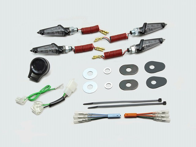 LEDダガーウインカーキット ブラック スモークレンズ GROM グロム (13-15 JC61-1299999迄)