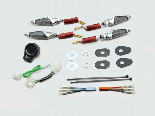 LEDダガーウインカーキット メッキ スモークレンズ GROM グロム (13-15 JC61-1299999迄)