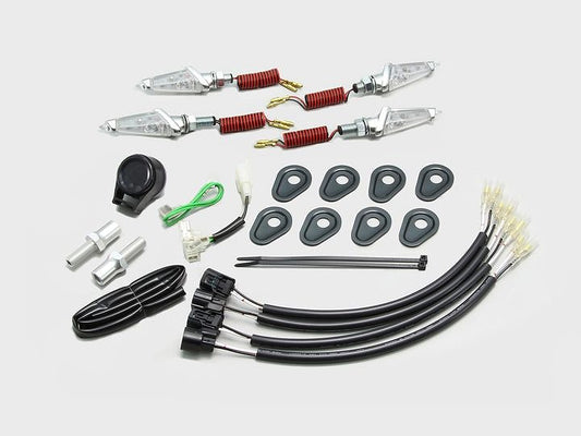 LEDダガーウインカーキット メッキボディ クリアレンズ Z900RSCAFE