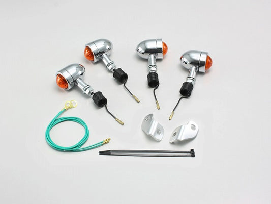 ミニブレットウインカーキット オレンジレンズ FTR223(-07 MC34-1599999迄)