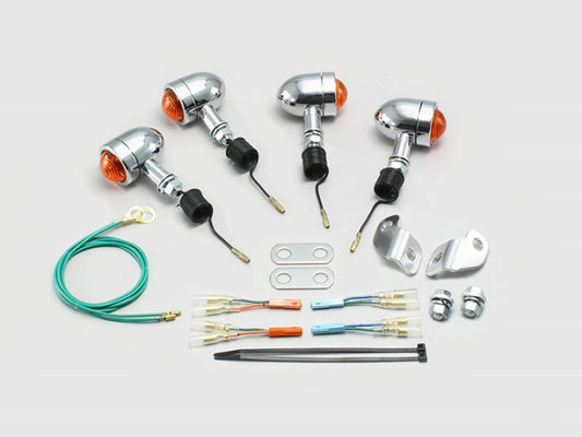 ミニブレットウインカーキット オレンジレンズ エイプ50(FI 08- AC16-1600001-) /タイプD (FI 08- AC18)