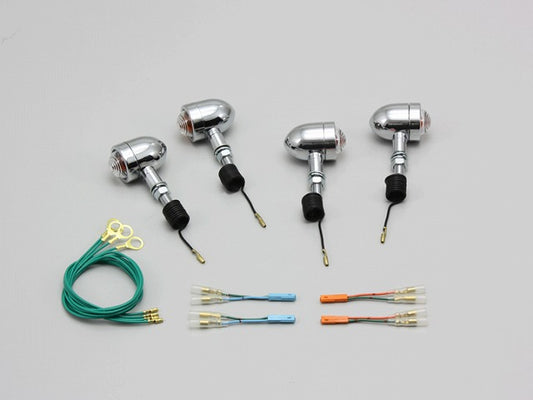 ミニブレットウインカーキット クリアレンズ 12V15W×4個 CB1100(-13 SC65)