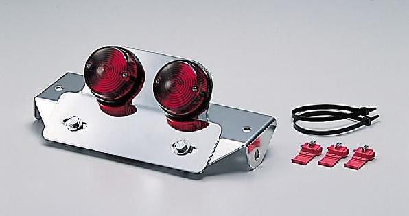 リア フェンダーレスキット ポリッシュアルマイト TW225E.TW200/E.ミニ2灯テールランプ付