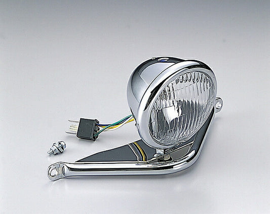 4.5-inch Multi-reflector Headlight Kit, Clear Lens Bates Type FTR223, CB223S