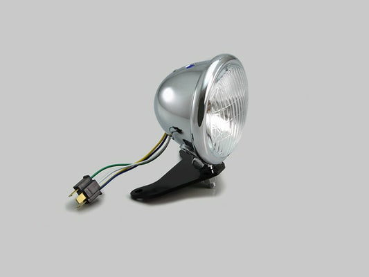 4.5ベーツタイプ ヘッドライトキット クロームメッキ ハロゲンバルブ 12V35/35W レブル250(MC49) レブル500(PC60)